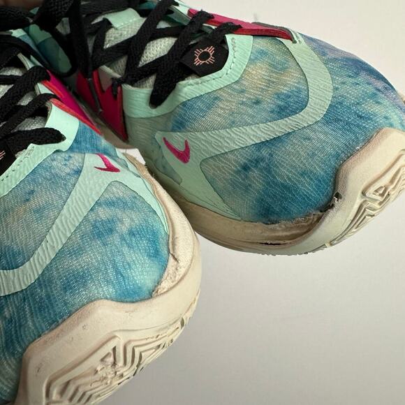 Nike Kyrie 5 Low Community Mens Size 8.5 Blue Basketball Athletic Shoes Sneakers - Picture 6 of 12